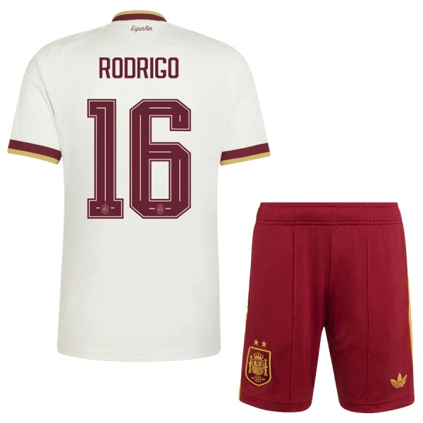 Espanja 2 Stars Rodrigo 16 Pelipaita Lasten Vieras MM-Kisat 2026 Espanja 2 Stars Rodrigo 16 Pelipaita Lasten Vieras MM-Kisat 2026