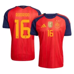 Espanja 2 Stars Rodrigo 16 Pelipaita Miesten Koti MM-Kisat 2026 Espanja 2 Stars Rodrigo 16 Pelipaita Miesten Koti MM-Kisat 2026