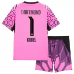 Borussia Dortmund Kobel 1 Maalivahdin Pelipaita Lasten Vieras 2026-27 Pinkki