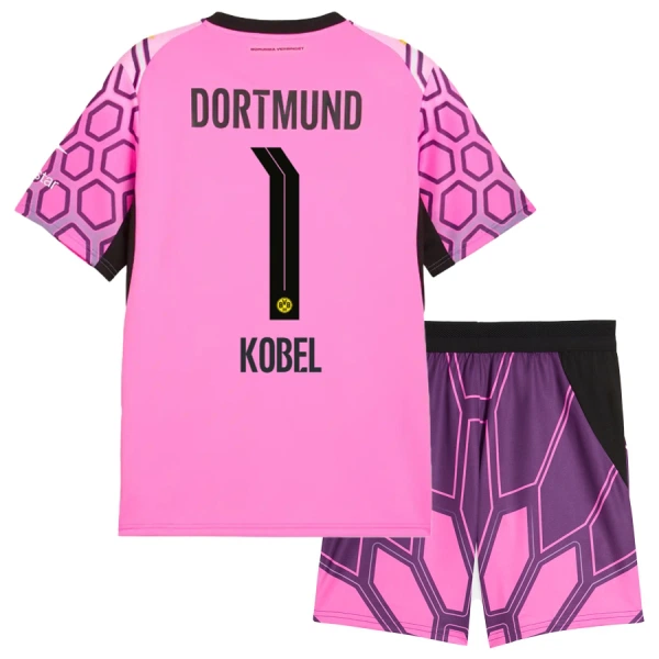 Borussia Dortmund Kobel 1 Maalivahdin Pelipaita Lasten Vieras 2026-27 Pinkki Borussia Dortmund Kobel 1 Maalivahdin Pelipaita Lasten Vieras 2026-27 Pinkki