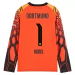 Borussia Dortmund Kobel 1 Maalivahdin Pelipaita Miesten Koti 2026-27 Oranssi Pitkähihainen