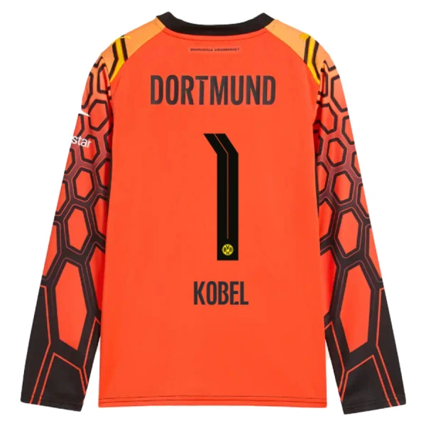 Borussia Dortmund Kobel 1 Maalivahdin Pelipaita Miesten Koti 2026-27 Oranssi Pitkähihainen Borussia Dortmund Kobel 1 Maalivahdin Pelipaita Miesten Koti 2026-27 Oranssi Pitkähihainen