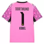 Borussia Dortmund Kobel 1 Maalivahdin Pelipaita Miesten Vieras 2026-27 Pinkki