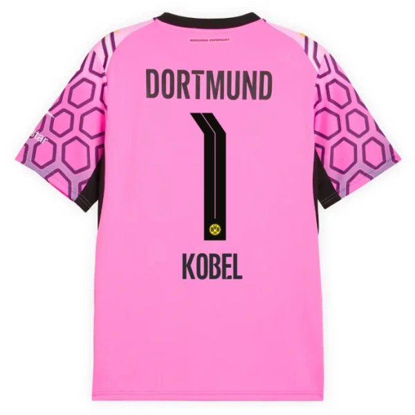 Borussia Dortmund Kobel 1 Maalivahdin Pelipaita Miesten Vieras 2026-27 Pinkki Borussia Dortmund Kobel 1 Maalivahdin Pelipaita Miesten Vieras 2026-27 Pinkki