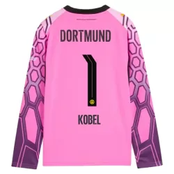 Borussia Dortmund Kobel 1 Maalivahdin Pelipaita Miesten Vieras 2026-27 Pinkki Pitkähihainen Borussia Dortmund Kobel 1 Maalivahdin Pelipaita Miesten Vieras 2026-27 Pinkki Pitkähihainen