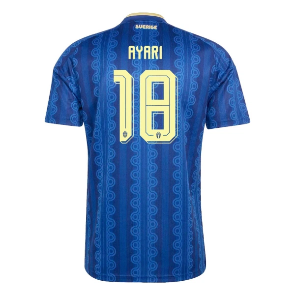 Ruotsi Ayari 18 Pelipaita Miesten Vieras MM-Kisat 2026 Ruotsi Ayari 18 Pelipaita Miesten Vieras MM-Kisat 2026
