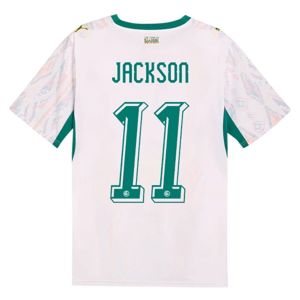 Senegal Jackson 11 Pelipaita Miesten Koti MM-Kisat 2026 Senegal Jackson 11 Pelipaita Miesten Koti MM-Kisat 2026