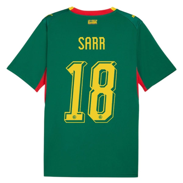 Senegal Sarr 18 Pelipaita Miesten Vieras MM-Kisat 2026 Senegal Sarr 18 Pelipaita Miesten Vieras MM-Kisat 2026