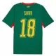 Senegal Sarr 18 Pelipaita Miesten Vieras MM-Kisat 2026 Senegal Sarr 18 Pelipaita Miesten Vieras MM-Kisat 2026