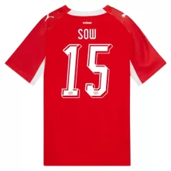 Sveitsi Djibril Sow 15 Pelipaita Miesten Koti MM-Kisat 2026 Sveitsi Djibril Sow 15 Pelipaita Miesten Koti MM-Kisat 2026