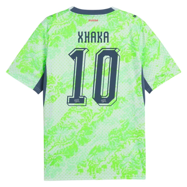 Sveitsi Granit Xhaka 10 Pelipaita Miesten Vieras MM-Kisat 2026 Sveitsi Granit Xhaka 10 Pelipaita Miesten Vieras MM-Kisat 2026