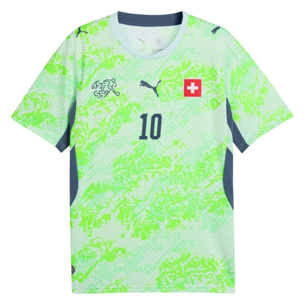 Sveitsi Granit Xhaka 10 Pelipaita Miesten Vieras MM-Kisat 2026