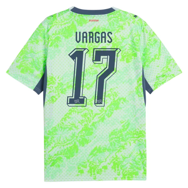 Sveitsi Vargas 17 Pelipaita Miesten Vieras MM-Kisat 2026 Sveitsi Vargas 17 Pelipaita Miesten Vieras MM-Kisat 2026