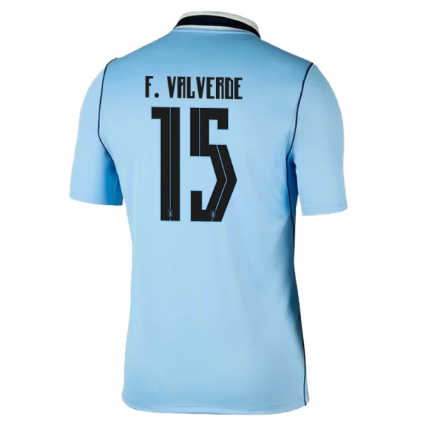 Uruguay Federico Valverde 15 Pelipaita Miesten Koti MM-Kisat 2026 Uruguay Federico Valverde 15 Pelipaita Miesten Koti MM-Kisat 2026