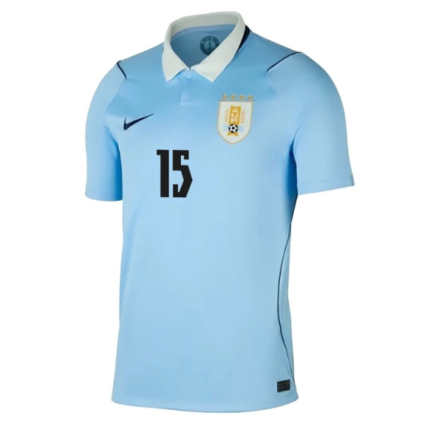 Uruguay Federico Valverde 15 Pelipaita Miesten Koti MM-Kisat 2026