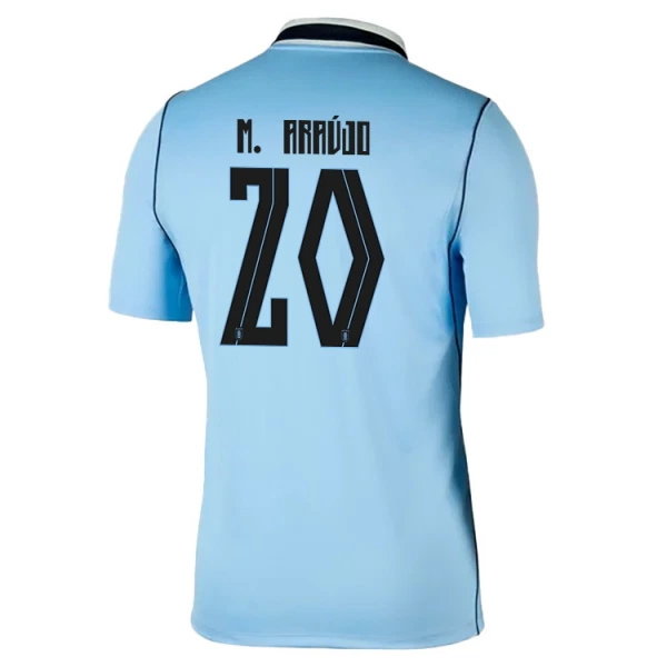 Uruguay Maximiliano Araujo 20 Pelipaita Miesten Koti MM-Kisat 2026