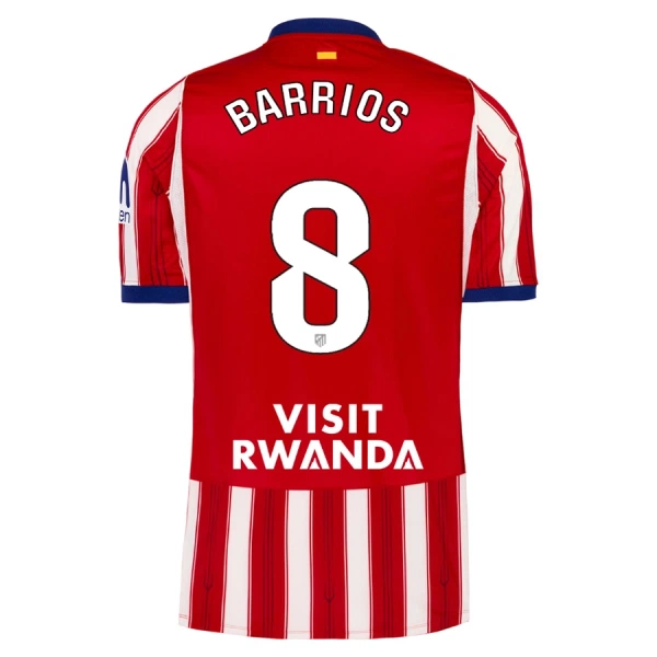 Atlético Madrid Barrios 8 Pelipaita Miesten Koti 2026-27 Atlético Madrid Barrios 8 Pelipaita Miesten Koti 2026-27