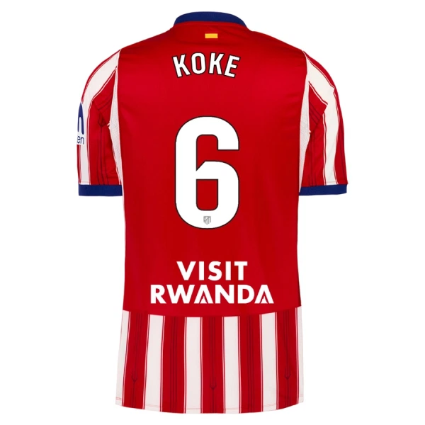 Atlético Madrid Koke 6 Pelipaita Miesten Koti 2026-27 Atlético Madrid Koke 6 Pelipaita Miesten Koti 2026-27