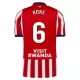 Atlético Madrid Koke 6 Pelipaita Miesten Koti 2026-27 Atlético Madrid Koke 6 Pelipaita Miesten Koti 2026-27