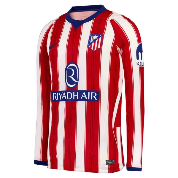 Atlético Madrid Pitkähihainen Pelipaita Miesten Koti 2026-27 Atlético Madrid Pitkähihainen Pelipaita Miesten Koti 2026-27