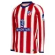 Atlético Madrid Pitkähihainen Pelipaita Miesten Koti 2026-27 Atlético Madrid Pitkähihainen Pelipaita Miesten Koti 2026-27