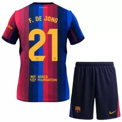FC Barcelona Frenkie de Jong 21 Pelipaita Lasten Koti 2026-27