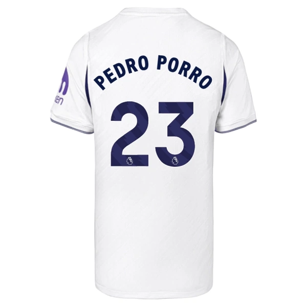 Tottenham Hotspur Pedro Porro 23 Pelipaita Miesten Koti 2026-27 Tottenham Hotspur Pedro Porro 23 Pelipaita Miesten Koti 2026-27