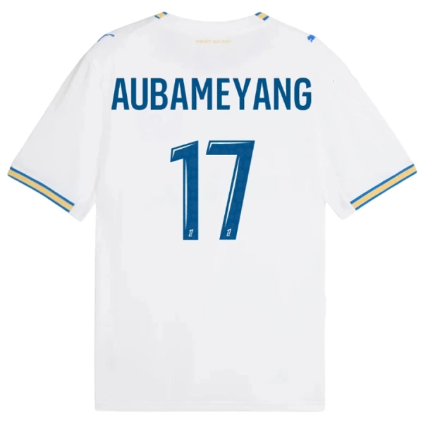 Olympique Marseille Aubameyang 17 Pelipaita Miesten Koti 2026-27 Olympique Marseille Aubameyang 17 Pelipaita Miesten Koti 2026-27