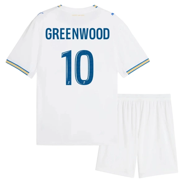 Olympique Marseille Greenwood 10 Pelipaita Lasten Koti 2026-27 Olympique Marseille Greenwood 10 Pelipaita Lasten Koti 2026-27