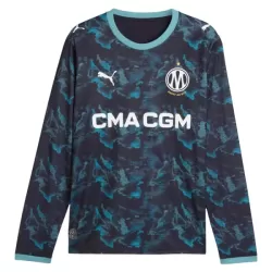 Olympique Marseille Pitkähihainen Pelipaita Miesten Vieras 2026-27 Olympique Marseille Pitkähihainen Pelipaita Miesten Vieras 2026-27