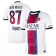 Paris Saint-Germain Joao Neves 87 Pelipaita Miesten Vieras 2026-27 Paris Saint-Germain Joao Neves 87 Pelipaita Miesten Vieras 2026-27