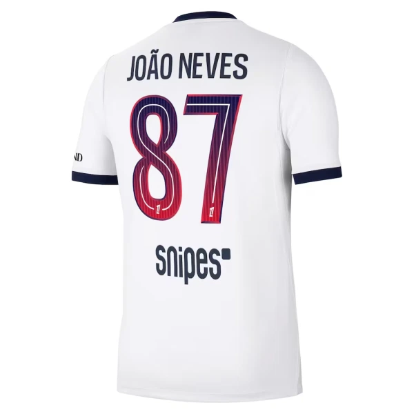 Paris Saint-Germain Joao Neves 87 Pelipaita Miesten Vieras 2026-27