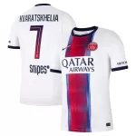 Paris Saint-Germain Kvaratskhelia 7 Pelipaita Miesten Vieras 2026-27