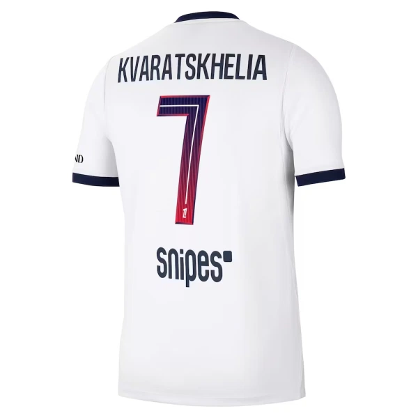 Paris Saint-Germain Kvaratskhelia 7 Pelipaita Miesten Vieras 2026-27