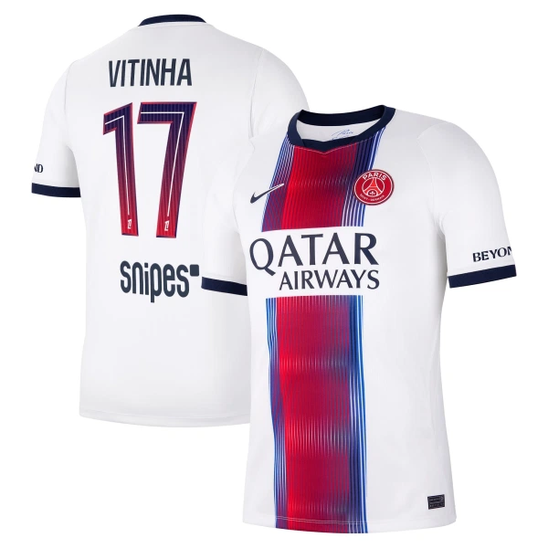 Paris Saint-Germain Vitinha 17 Pelipaita Miesten Vieras 2026-27 Paris Saint-Germain Vitinha 17 Pelipaita Miesten Vieras 2026-27