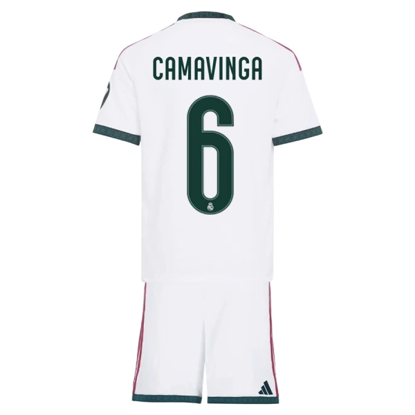 Real Madrid Camavinga 6 Pelipaita Lasten Koti 2026-27 Real Madrid Camavinga 6 Pelipaita Lasten Koti 2026-27