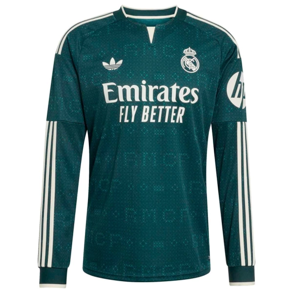 Real Madrid Pitkähihainen Pelipaita Miesten Vieras 2026-27 Real Madrid Pitkähihainen Pelipaita Miesten Vieras 2026-27