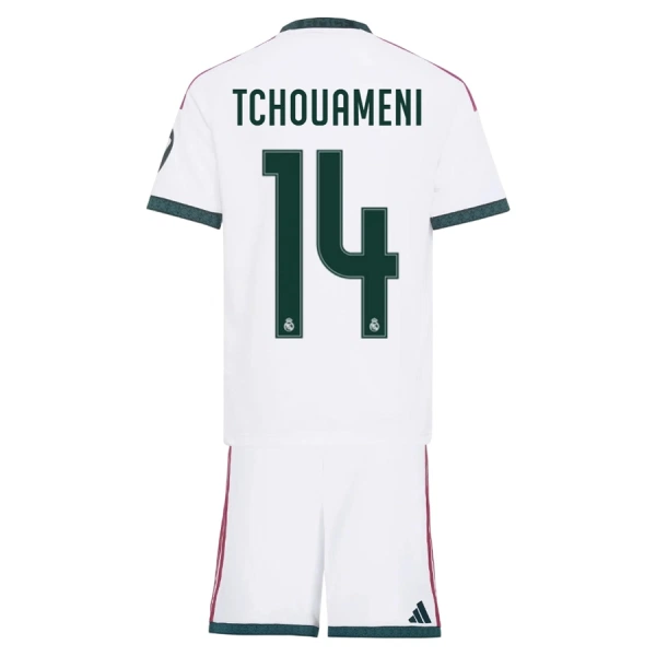 Real Madrid Tchouameni 14 Pelipaita Lasten Koti 2026-27 Real Madrid Tchouameni 14 Pelipaita Lasten Koti 2026-27