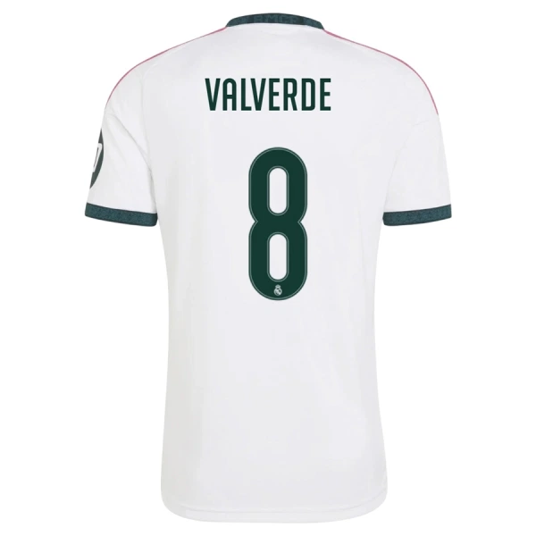 Real Madrid Valverde 8 Pelipaita Miesten Koti 2026-27 Real Madrid Valverde 8 Pelipaita Miesten Koti 2026-27
