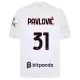 AC Milan Pavlovic 31 Pelipaita Miesten Vieras 2026-27 AC Milan Pavlovic 31 Pelipaita Miesten Vieras 2026-27