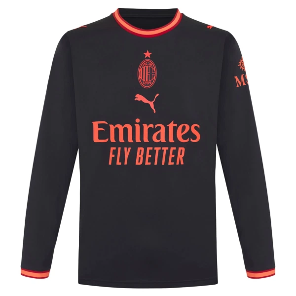 AC Milan Pitkähihainen Pelipaita Miesten Kolmas 2026-27 AC Milan Pitkähihainen Pelipaita Miesten Kolmas 2026-27