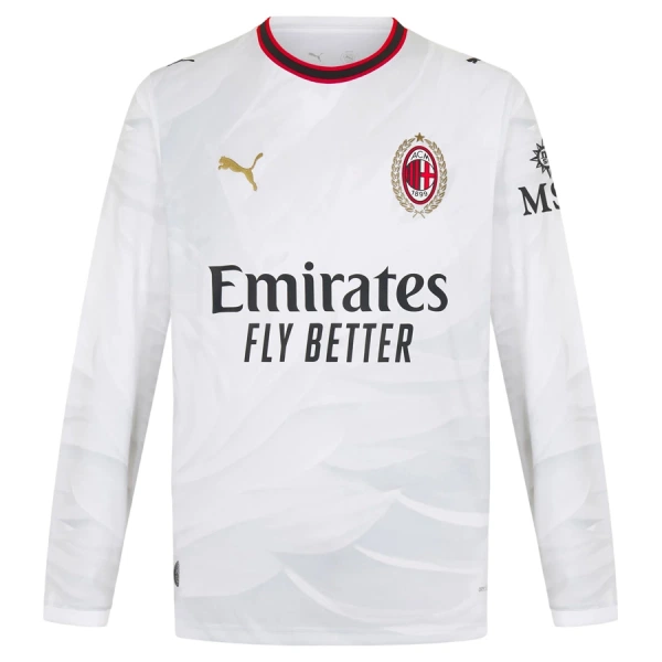 AC Milan Pitkähihainen Pelipaita Miesten Vieras 2026-27 AC Milan Pitkähihainen Pelipaita Miesten Vieras 2026-27