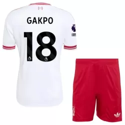 Liverpool Gakpo 18 Pelipaita Lasten Vieras 2026-27 Liverpool Gakpo 18 Pelipaita Lasten Vieras 2026-27