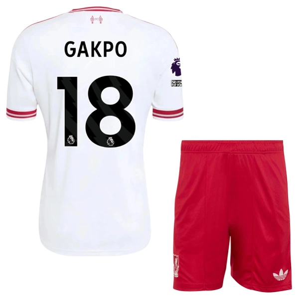 Liverpool Gakpo 18 Pelipaita Lasten Vieras 2026-27 Liverpool Gakpo 18 Pelipaita Lasten Vieras 2026-27