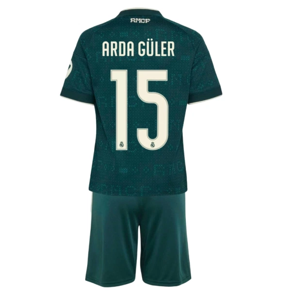 Real Madrid Arda Guler 15 Pelipaita Lasten Vieras 2026-27 Real Madrid Arda Guler 15 Pelipaita Lasten Vieras 2026-27