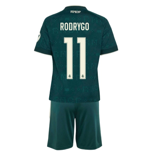 Real Madrid Rodrygo 11 Pelipaita Lasten Vieras 2026-27 Real Madrid Rodrygo 11 Pelipaita Lasten Vieras 2026-27
