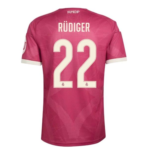 Real Madrid Rudiger 22 Pelipaita Miesten Kolmas 2026-27 Real Madrid Rudiger 22 Pelipaita Miesten Kolmas 2026-27