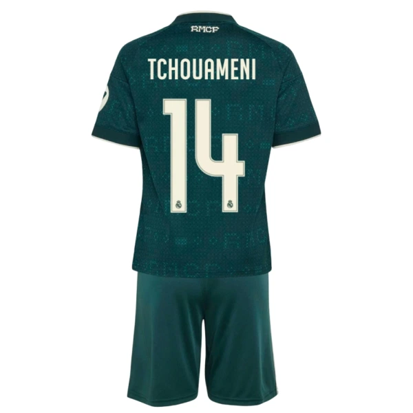 Real Madrid Tchouameni 14 Pelipaita Lasten Vieras 2026-27 Real Madrid Tchouameni 14 Pelipaita Lasten Vieras 2026-27