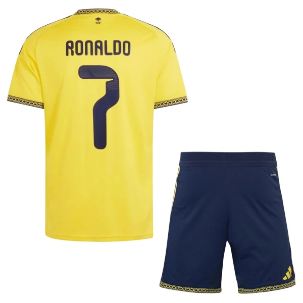 Al-Nassr FC Ronaldo 7 Pelipaita Lasten Koti 2026-27 Al-Nassr FC Ronaldo 7 Pelipaita Lasten Koti 2026-27