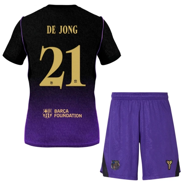 FC Barcelona Frenkie de Jong 21 Pelipaita Lasten Vieras 2026-27 FC Barcelona Frenkie de Jong 21 Pelipaita Lasten Vieras 2026-27